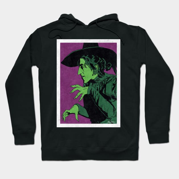 WICKED WITCH OF THE WEST - The Wizard of OZ (Pop Art) Hoodie by Famous Weirdos